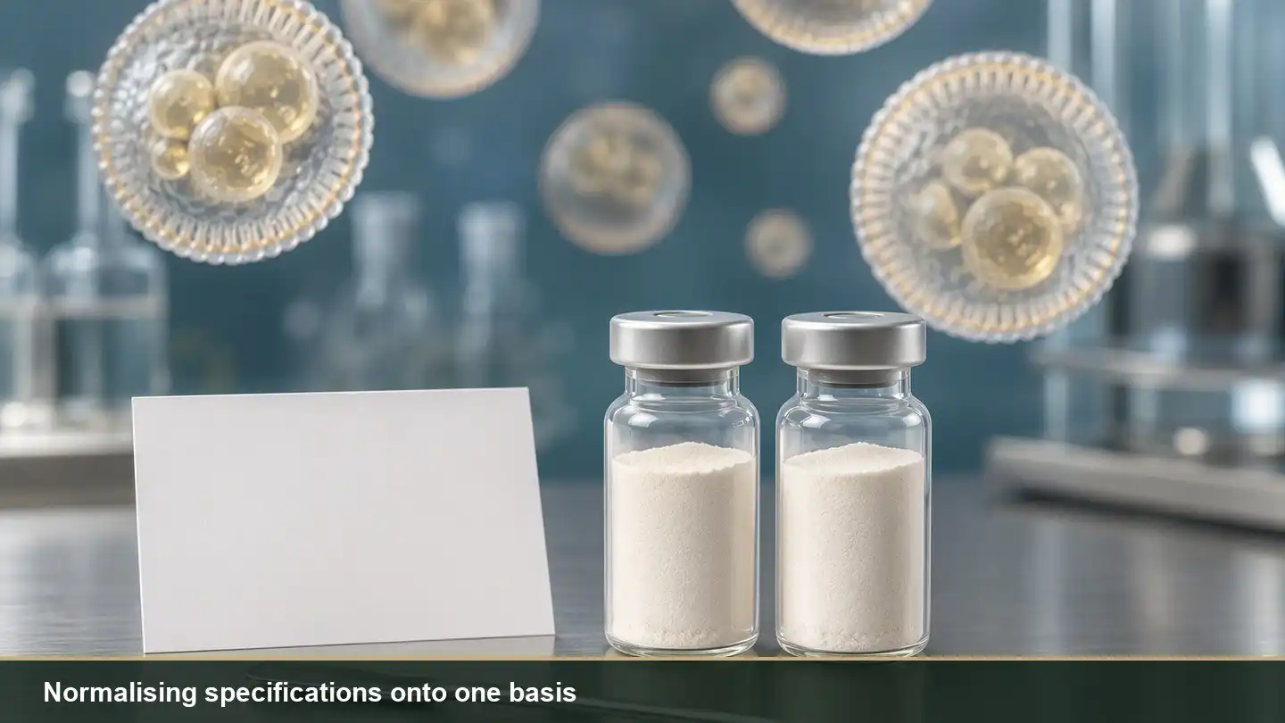 blog-500-1 Liposomal NAD+ powder specification sheets compared for manufacturers