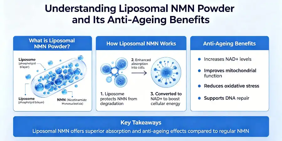 Understanding Liposomal NMN Powder and Its Anti-Ageing Benefits Understanding Liposomal NMN Powder and Its Anti-Ageing Benefits
