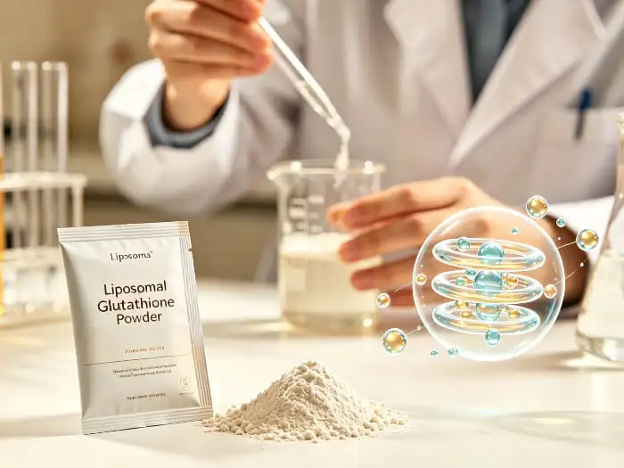 Liposomal glutathione powder