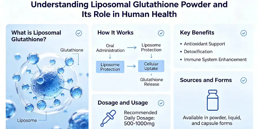 Understanding Liposomal Glutathione Powder and Its Role in Human Health Understanding Liposomal Glutathione Powder and Its Role in Human Health