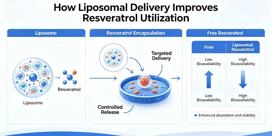 How Liposomal Delivery Improves Resveratrol Utilization How Liposomal Delivery Improves Resveratrol Utilization