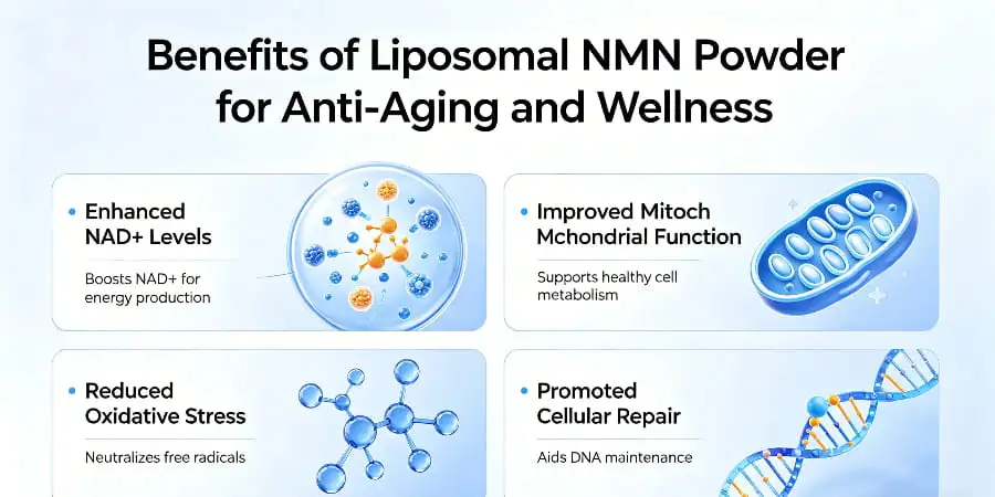 Benefits of Liposomal NMN Powder for Anti-Aging and Wellness