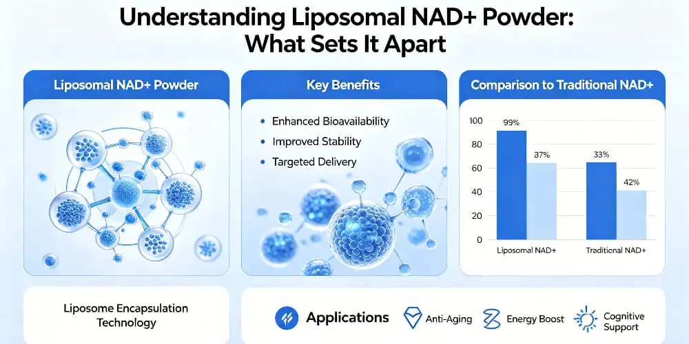 Understanding Liposomal NAD+ Powder-What Sets It Apart Understanding Liposomal NAD+ Powder-What Sets It Apart