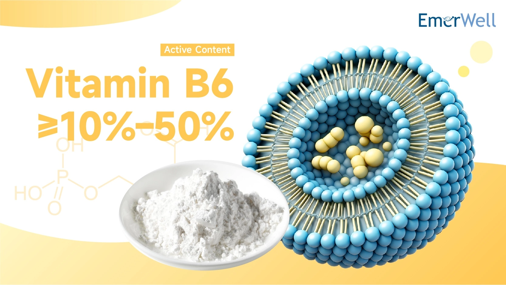 EmerWell EncapsWell Liposomal Vitamin B6 Powder Dissolving in Water