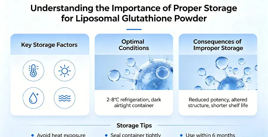 Understanding the Importance of Proper Storage for Liposomal Glutathione Powder Understanding the Importance of Proper Storage for Liposomal Glutathione Powder