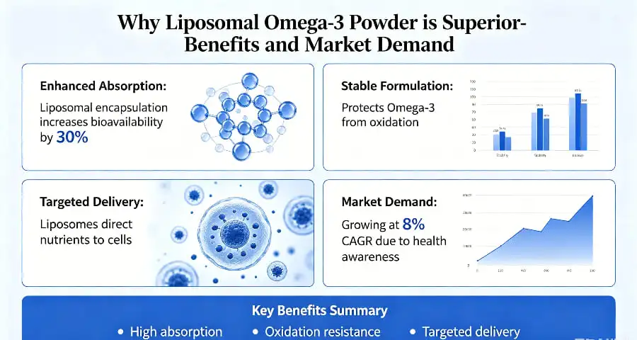 Why Liposomal Omega-3 Powder is Superior-Benefits and Market Demand