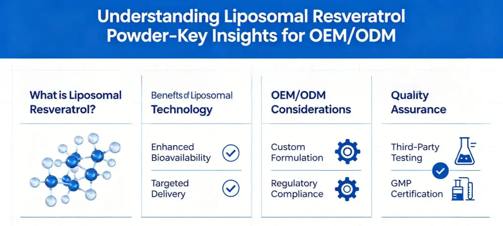 Understanding Liposomal Resveratrol Powder-Key Insights for OEM-ODM Understanding Liposomal Resveratrol Powder-Key Insights for OEM-ODM