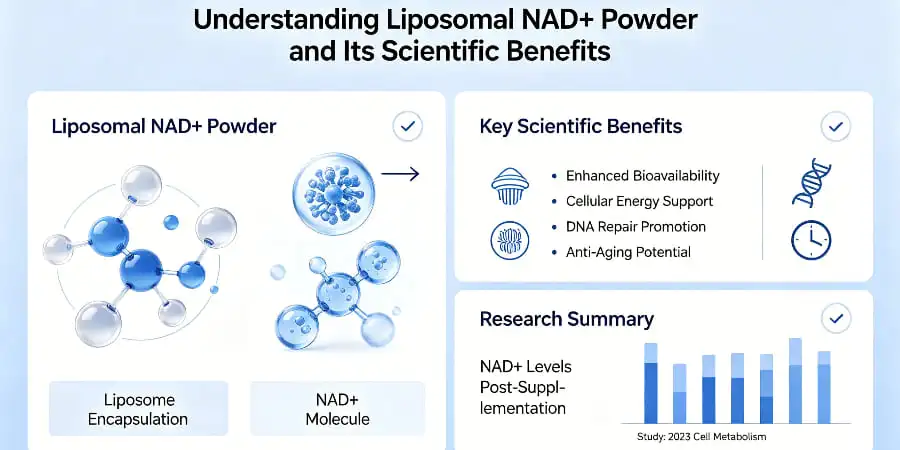 Understanding Liposomal NAD+ Powder and Its Scientific Benefits