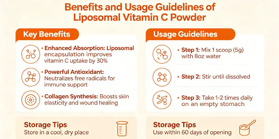 Benefits and Usage Guidelines of Liposomal Vitamin C Powder
