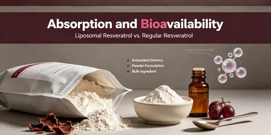 Absorption and Bioavailability-Liposomal Resveratrol vs. Regular Resveratrol Absorption and Bioavailability-Liposomal Resveratrol vs. Regular Resveratrol