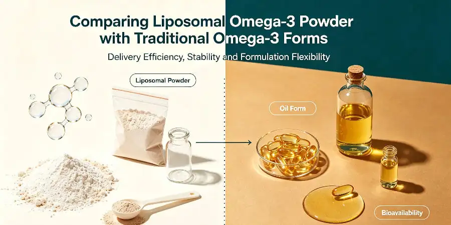 Comparing Liposomal Omega-3 Powder with Traditional Omega-3 Forms