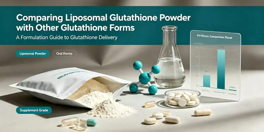 Comparing Liposomal Glutathione Powder with Other Glutathione Forms Comparing Liposomal Glutathione Powder with Other Glutathione Forms