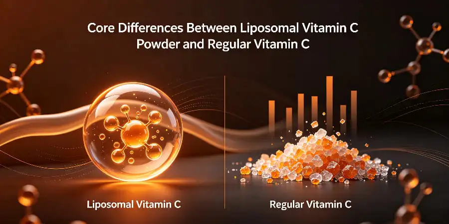 Core Differences Between Liposomal Vitamin C Powder and Regular Vitamin C