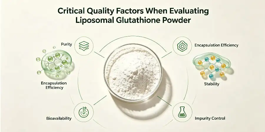 Critical Quality Factors When Evaluating Liposomal Glutathione Powder Critical Quality Factors When Evaluating Liposomal Glutathione Powder