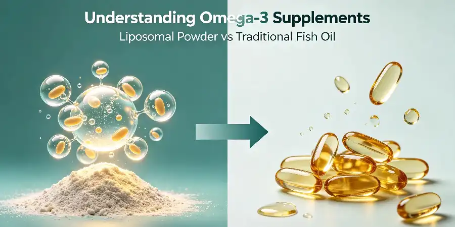 Understanding Omega-3 Supplements-Liposomal Powder vs Traditional Fish Oil