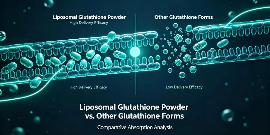 Liposomal Glutathione Powder vs. Other Glutathione Forms Comparative Absorption Analysis
