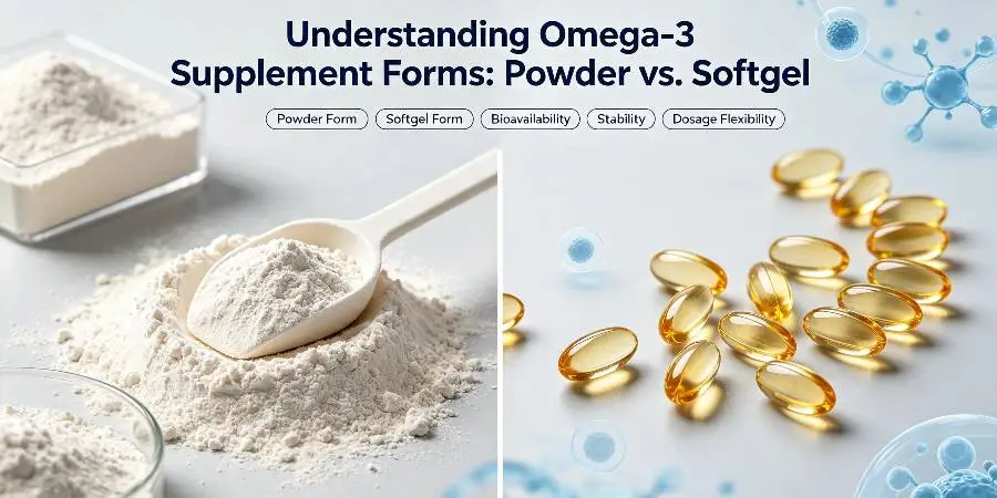 nderstanding Omega-3 Supplement Forms-Powder vs. Softgel