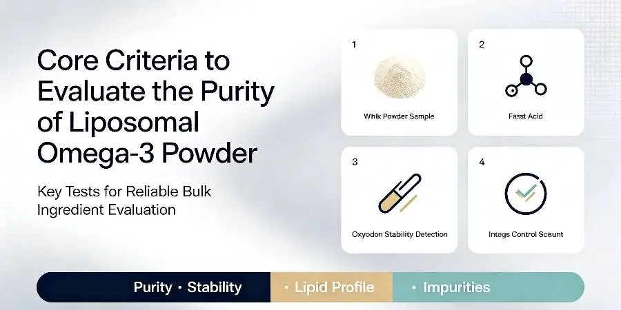 Core Criteria to Evaluate the Purity of Liposomal Omega-3 Powder Core Criteria to Evaluate the Purity of Liposomal Omega-3 Powder