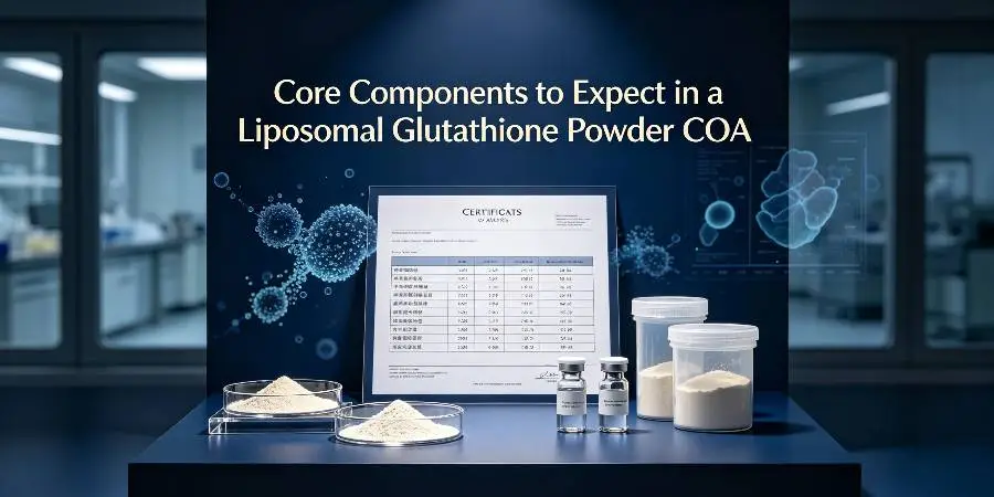 Core Components to Expect in a Liposomal Glutathione Powder COA