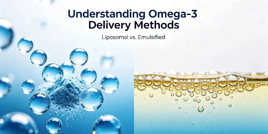 Understanding Omega-3 Delivery Methods-Liposomal vs. Emulsified