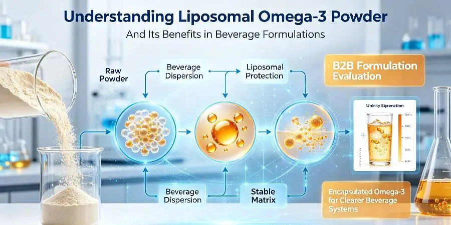 Understanding Liposomal Omega-3 Powder and Its Benefits in Beverage Formulations Understanding Liposomal Omega-3 Powder and Its Benefits in Beverage Formulations