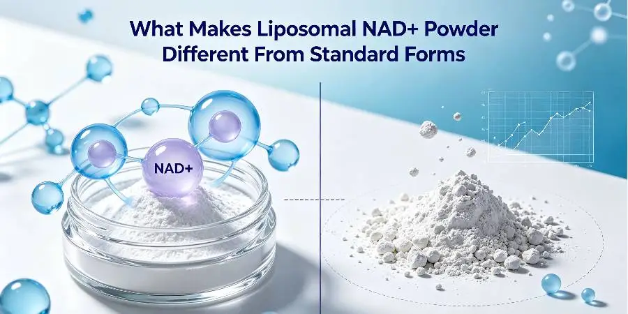 What Makes Liposomal NAD+ Powder Different From Standard Forms