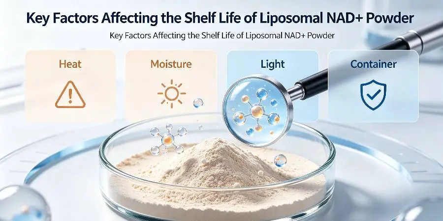 Key Factors Affecting the Shelf Life of Liposomal NAD+ Powder