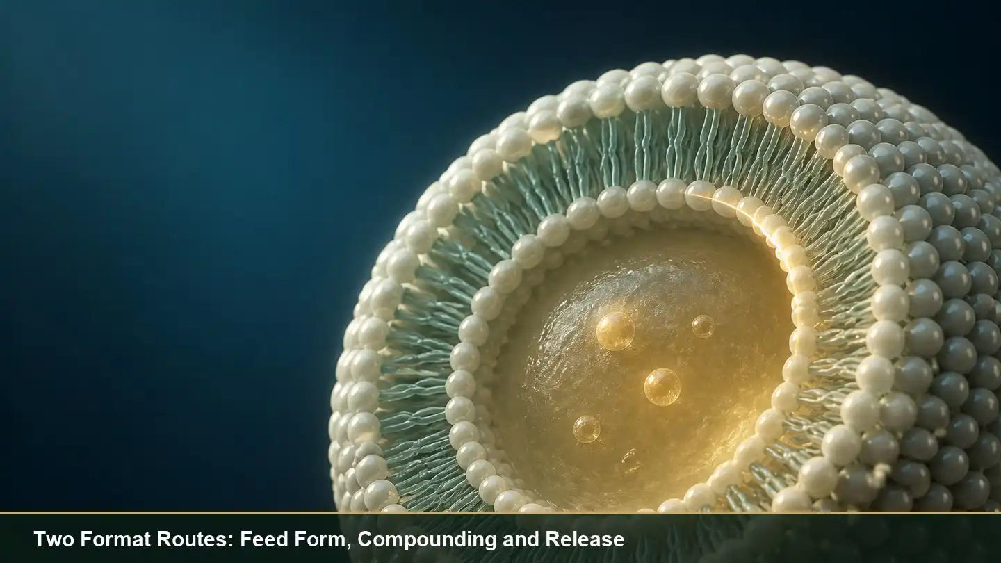 blog-500-1 Liposomal NAD+ powder and conventional NAD+ supplement feed forms compared in a QC laboratory