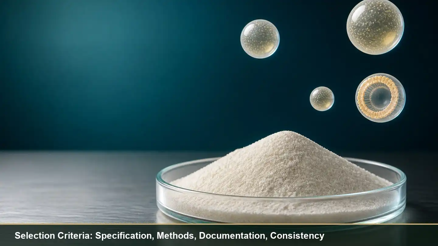 blog-500-1 Selecting liposomal NMN powder by purity, encapsulation and batch records