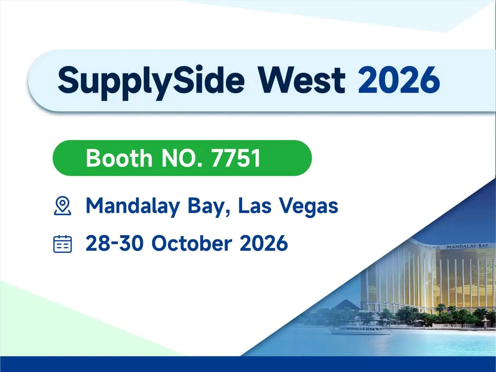 EmerWell Bio exhibiting at SupplySide West 2026
