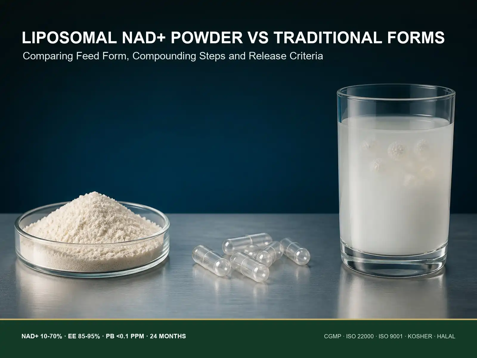 Liposomal NAD+ Powder vs Traditional NAD+ Supplements: Which Form Is Preferred?