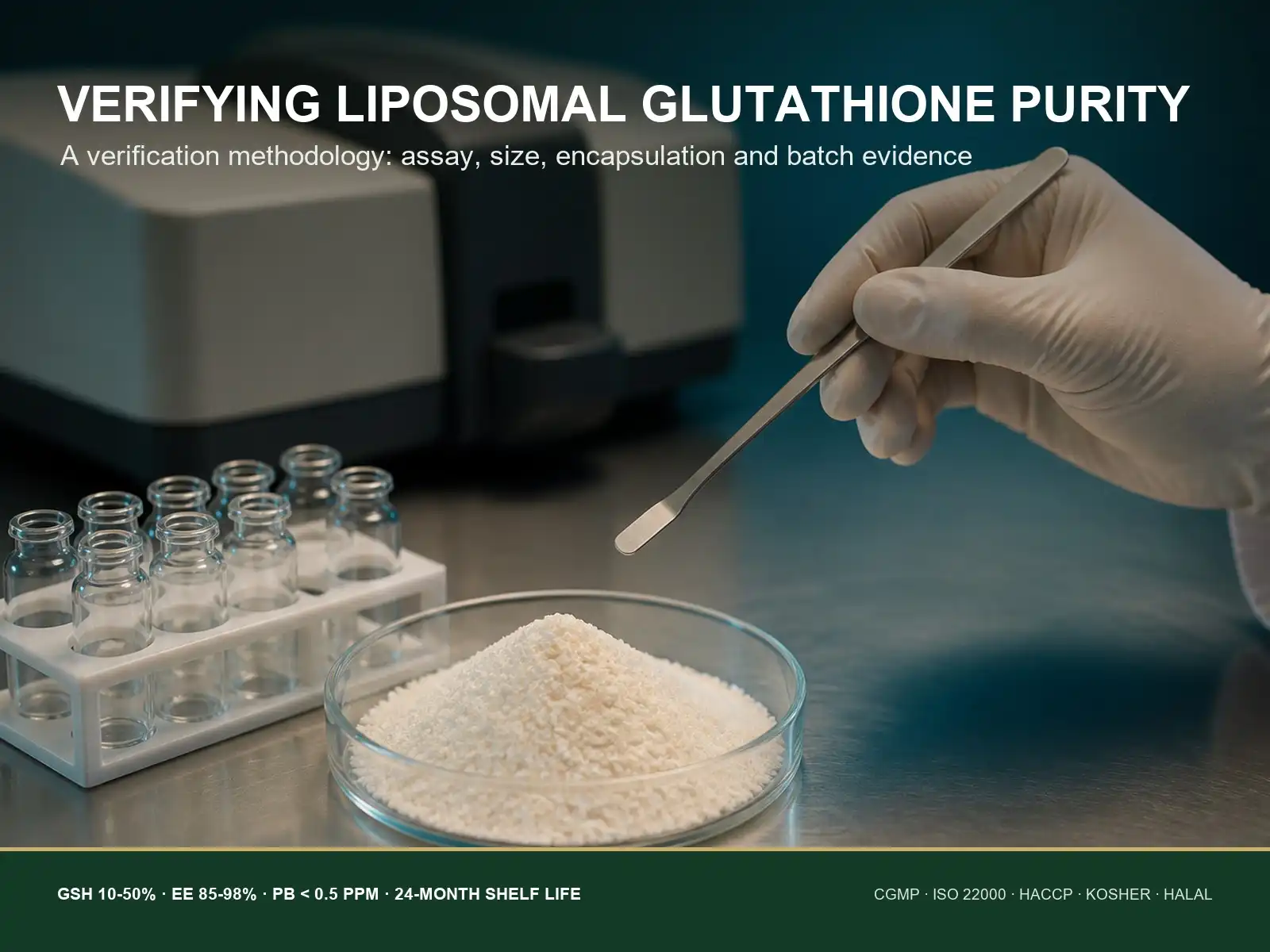 How Do I Verify the Purity of Liposomal Glutathione Powder?